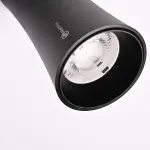 Потолочный светильник Zyppa Black H15 от ImperiumLoft синего цвета с круглым деревянным элементом