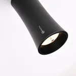 Потолочный светильник Zyppa Black H15 от ImperiumLoft синего цвета с круглым деревянным элементом