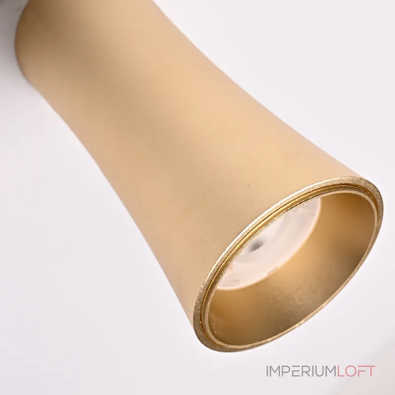 Потолочный светильник Zyppa Gold H15 от ImperiumLoft синего цвета с круглым деревянным элементом Потолочный светильник Zyppa Gold H15 от ImperiumLoft синего цвета с круглым деревянным элементом