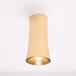 Потолочный светильник Zyppa Gold H15 от ImperiumLoft синего цвета с круглым деревянным элементом