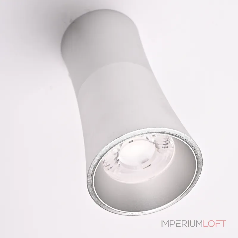 Потолочный светильник Zyppa Silver H15 от ImperiumLoft синего цвета с круглым деревянным элементом