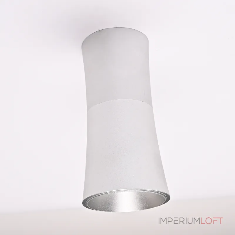 Потолочный светильник Zyppa Silver H15 от ImperiumLoft синего цвета с круглым деревянным элементом