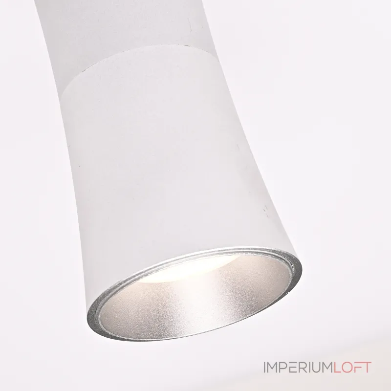 Потолочный светильник Zyppa Silver H15 от ImperiumLoft синего цвета с круглым деревянным элементом