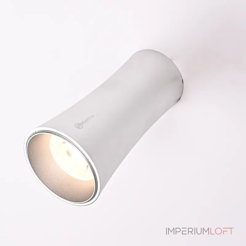 Потолочный светильник Zyppa Silver H15 от ImperiumLoft синего цвета с круглым деревянным элементом