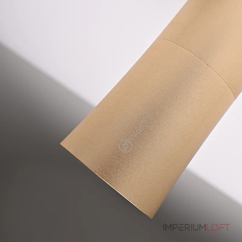 Потолочный светильник Zyppa Gold H12 от ImperiumLoft синего цвета с круглым деревянным элементом