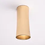 Потолочный светильник Zyppa Gold H12 от ImperiumLoft синего цвета с круглым деревянным элементом