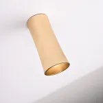 Потолочный светильник Zyppa Gold H12 от ImperiumLoft синего цвета с круглым деревянным элементом