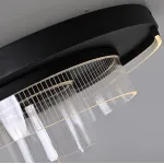 Потолочная люстра Riven Black D50