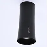 Потолочный светильник Zyppa Black H12 от ImperiumLoft синего цвета с круглым деревянным элементом