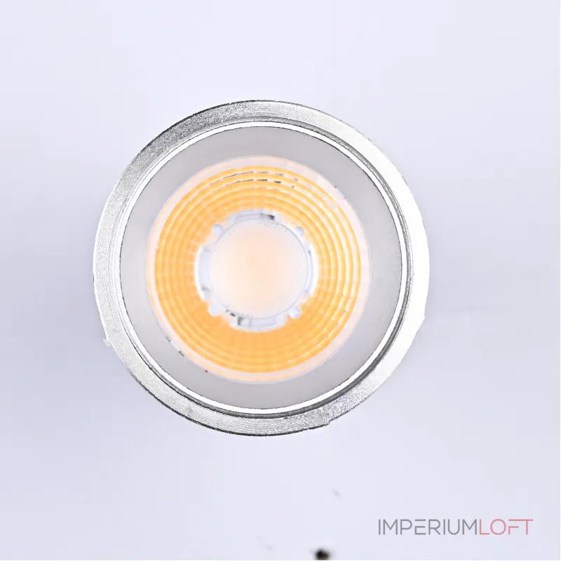 Потолочный светильник Zyppa Silver H12 от ImperiumLoft синего цвета с круглым деревянным элементом