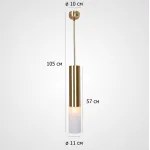 Подвесной светильник Tevra Gold D11