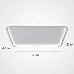 Потолочный светильник Imperio Quadro L50 3000, 4000, 6000K от ImperiumLoft