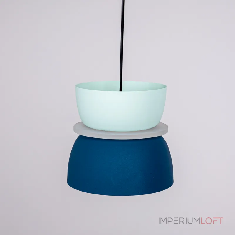 Подвесной светильник ILO D22 blue/mint от ImperiumLoft