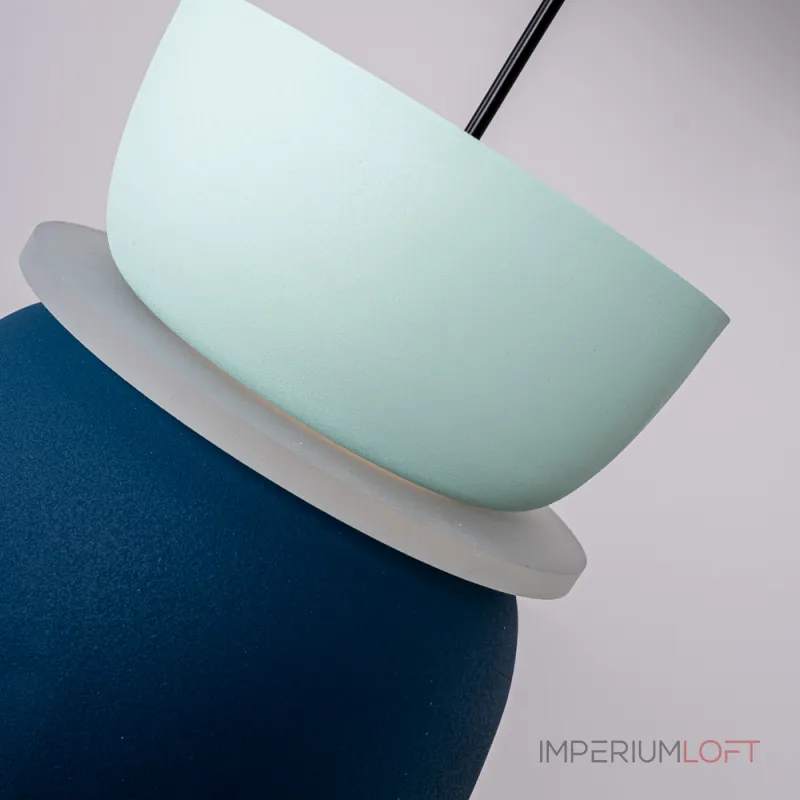 Подвесной светильник ILO D22 blue/mint от ImperiumLoft
