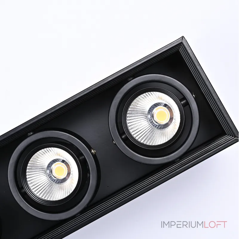 Встраиваемый светодиодный светильник LUMO L3 Black 4000 от ImperiumLoft