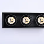 Встраиваемый светодиодный светильник LUMO L3 Black 4000 от ImperiumLoft