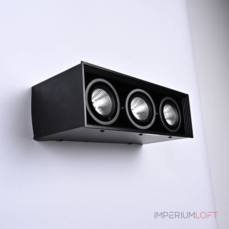 Встраиваемый светодиодный светильник LUMO L3 Black 4000 от ImperiumLoft
