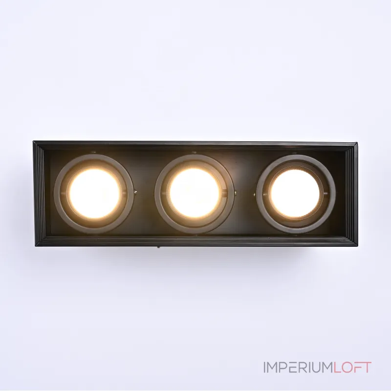 Встраиваемый светодиодный светильник LUMO L3 Black 4000 от ImperiumLoft
