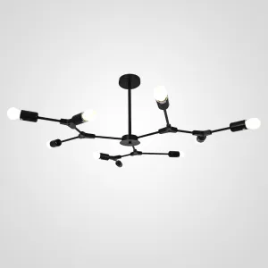Люстра на штанге LATE D103 Black