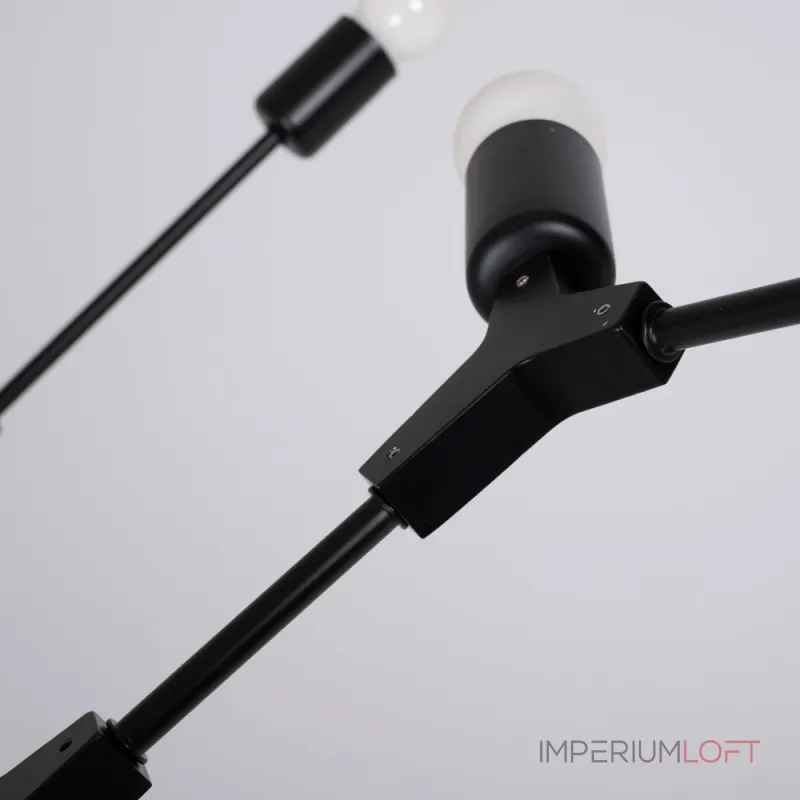 Люстра на штанге LATE D103 Black от ImperiumLoft Люстра на штанге LATE D103 Black от ImperiumLoft