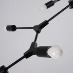 Люстра на штанге LATE D103 Black от ImperiumLoft