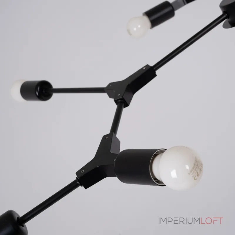 Люстра на штанге LATE D103 Black от ImperiumLoft Люстра на штанге LATE D103 Black от ImperiumLoft
