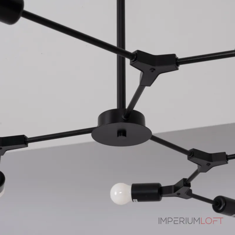 Люстра на штанге LATE D103 Black от ImperiumLoft Люстра на штанге LATE D103 Black от ImperiumLoft