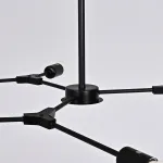 Люстра на штанге LATE D86 Black от ImperiumLoft