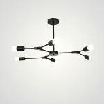 Люстра на штанге LATE D86 Black от ImperiumLoft