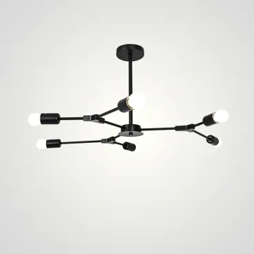 Люстра на штанге LATE D86 Black