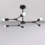 Люстра на штанге LATE D86 Black от ImperiumLoft