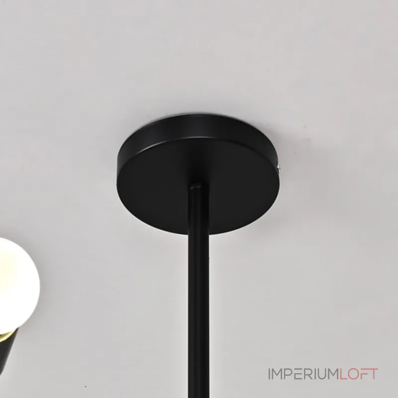 Люстра на штанге LATE D86 Black от ImperiumLoft
