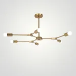 Люстра на штанге LATE D86 Gold от ImperiumLoft