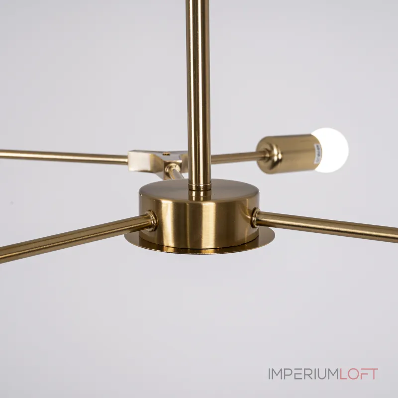 Люстра на штанге LATE D86 Gold от ImperiumLoft Люстра на штанге LATE D86 Gold от ImperiumLoft