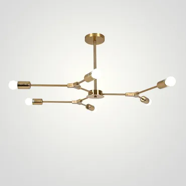 Люстра на штанге LATE D86 Gold