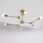 Люстра на штанге LATE D86 Gold от ImperiumLoft