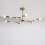 Люстра на штанге LATE D86 Gold от ImperiumLoft