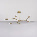 Люстра на штанге LATE D86 Gold от ImperiumLoft