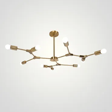 Люстра на штанге LATE D103 Gold