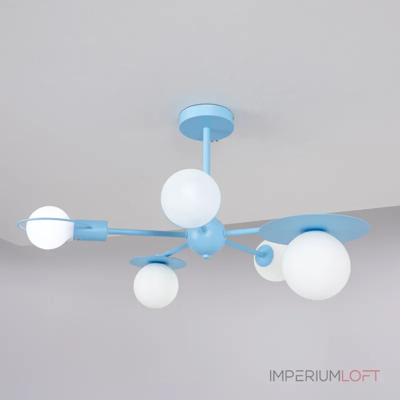 Люстра на штанге HENDY Blue