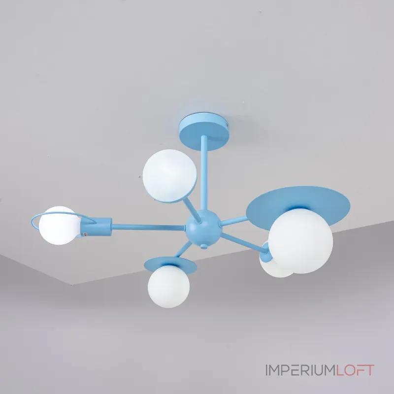 Люстра на штанге HENDY Blue