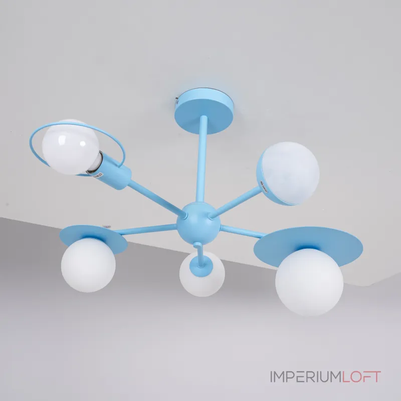 Люстра на штанге HENDY Blue