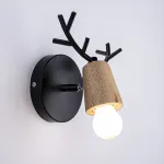 Бра с рожками DEER A Wood/Black от ImperiumLoft