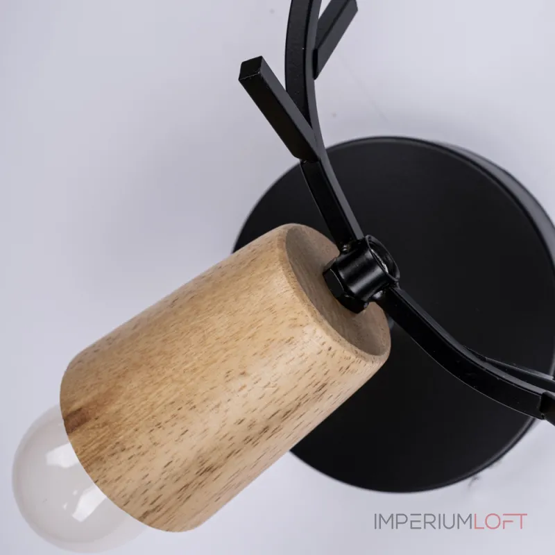 Бра с рожками DEER A Wood/Black от ImperiumLoft Бра с рожками DEER A Wood/Black от ImperiumLoft