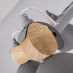 Люстра на штанге ROLLA 8 Gray