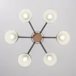 Люстра на штанге ROLLA 6 Gray