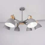 Люстра на штанге ROLLA 6 Gray