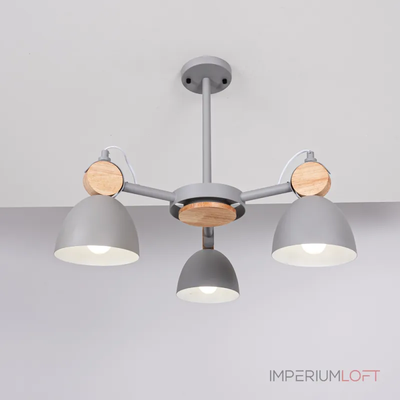 Люстра на штанге ROLLA 3 Gray Люстра на штанге ROLLA 3 Gray