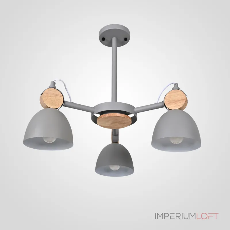 Люстра на штанге ROLLA 3 Gray Люстра на штанге ROLLA 3 Gray