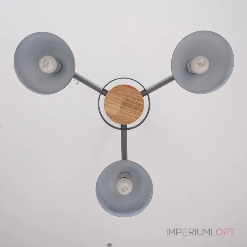 Люстра на штанге ROLLA 3 Gray Люстра на штанге ROLLA 3 Gray